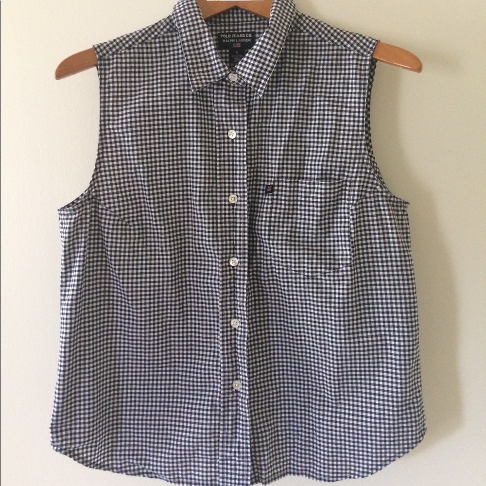 Gingham Ralph Lauren Tank